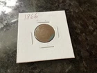 1866 Indian Head Cent Penny . Better date.