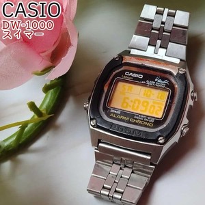 DW-1000 カシオ リチウム アラームクロノ スイマー　ヴィンテージ DW-1000 カシオ リチウム アラームクロノ スイマー ヴィンテージ 激