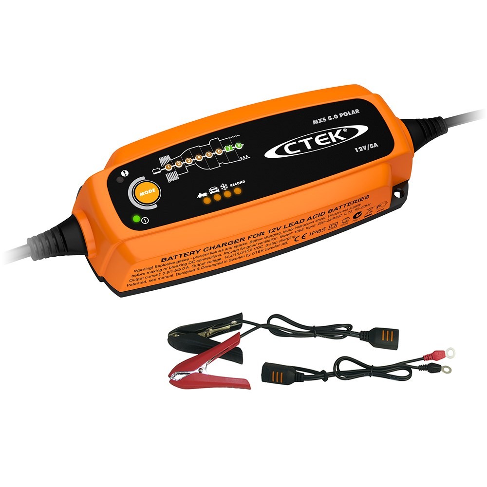 Ctek Mxs 5.0 Polar 12V 5A Caricabatteria Caricabatteria Caricabatteria Caricabat - Immagine 1