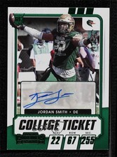 2021 Contenders Draft Picks Game Ticket Green 24/49 Jordan Smith #291 Auto 0lj0
