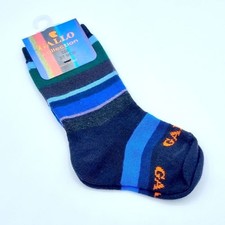 Baby Rooster Collection Cotton Striped Blue Socks - Typhoon Age 3 / 7 Months 