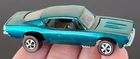 Vintage Hot Wheels Redline 1968 DEEP AQUA Custom Barracuda US - UNPLAYED! MINTY!