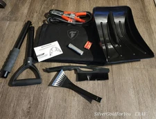 Emergency Car Auto Truck Kit Jumper Cables Shovel Flashlight Blanket Ice Scraper