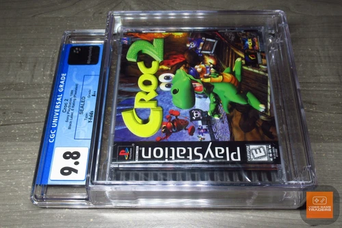 CGC 9.8 A++ - Croc 2 PlayStation 1, PS1 1999 NEW! - RARE!
