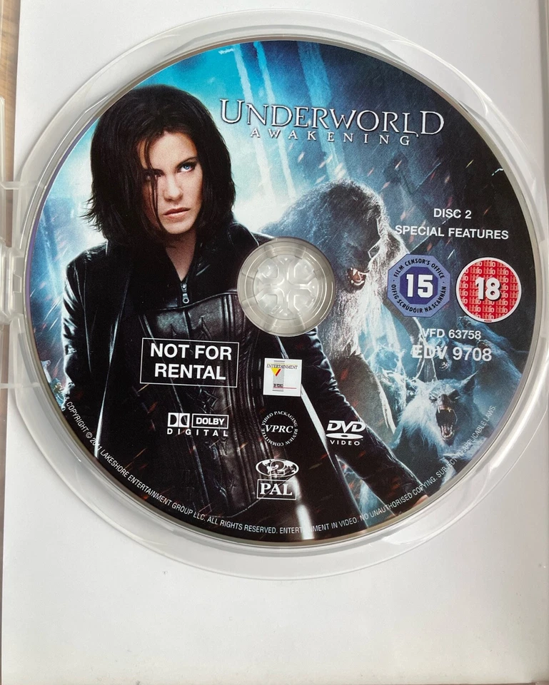 Underworld: Awakening DVD (2012) 2 Disc Set - Image 4 of 4