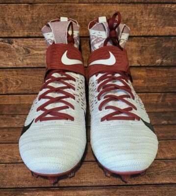 Nike Alpha Menace Elite 2 White Red Football Cleats BV2077  display picture 1