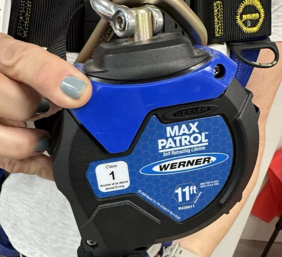 Arnés Werner ProForm F3 - Talla XL - Con SRL Clase 1 (11 pies) Foto 4 de 4