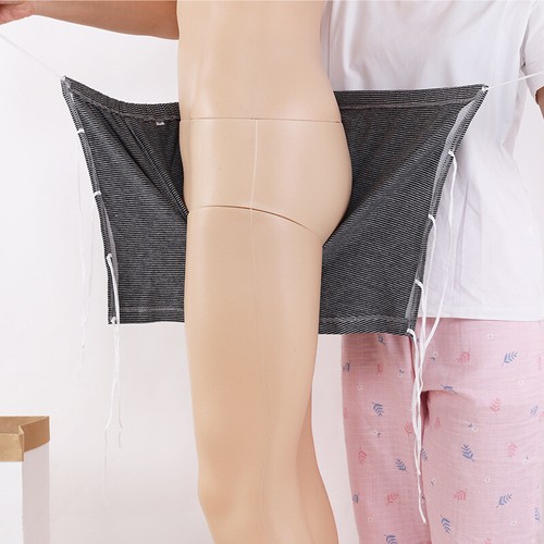 Men Boxer With Ties Sides Nursing Underpants Easy Open For Patients/Elderly Care - Picture 8 of 12