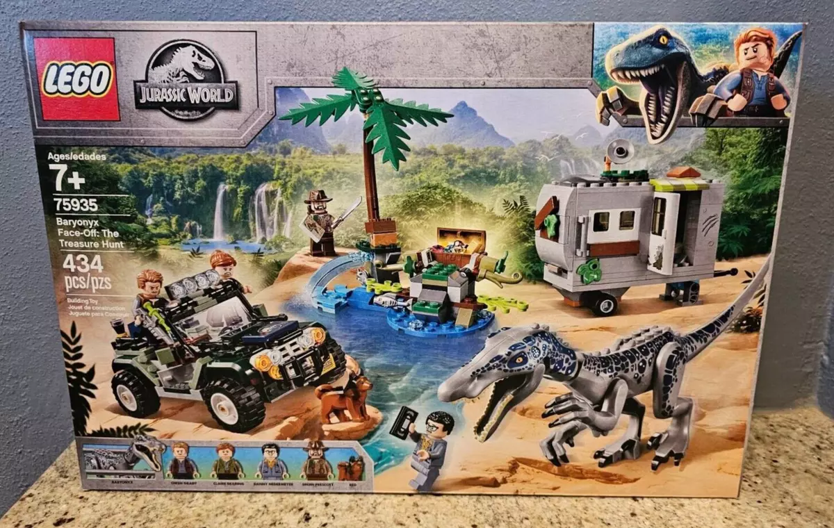 frelsen eventyr oxiderer Retired 2019 LEGO Jurassic World 75935 Baryonyx Face-Off: The Treasure  Hunt-New! | eBay