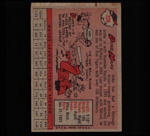 UPDATED! 1958 TOPPS BASEBALL COMPLETE SET BREAK (#1-#250) QUALITY VGEX/EX/EX+ - Picture 227 of 259