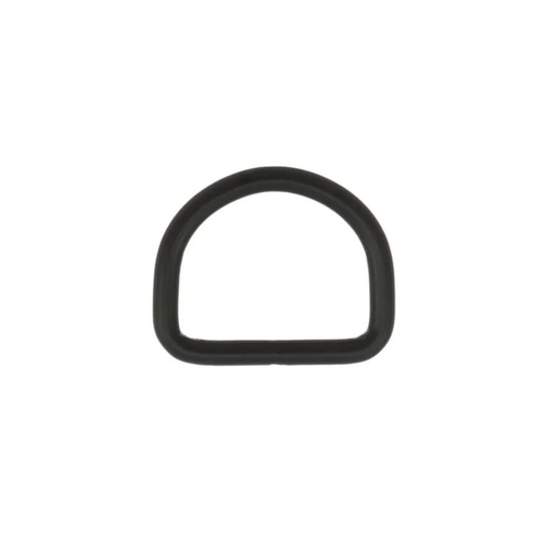 D-Ring 10 Stk. 20,26,30mm Schwarz Halbring Metall Vernickelt - Picture 5 of 7