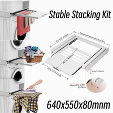 Stacking Kit for Washing Machines Washer Tumble Dryer Shelf Stacker Kit 46-64cm