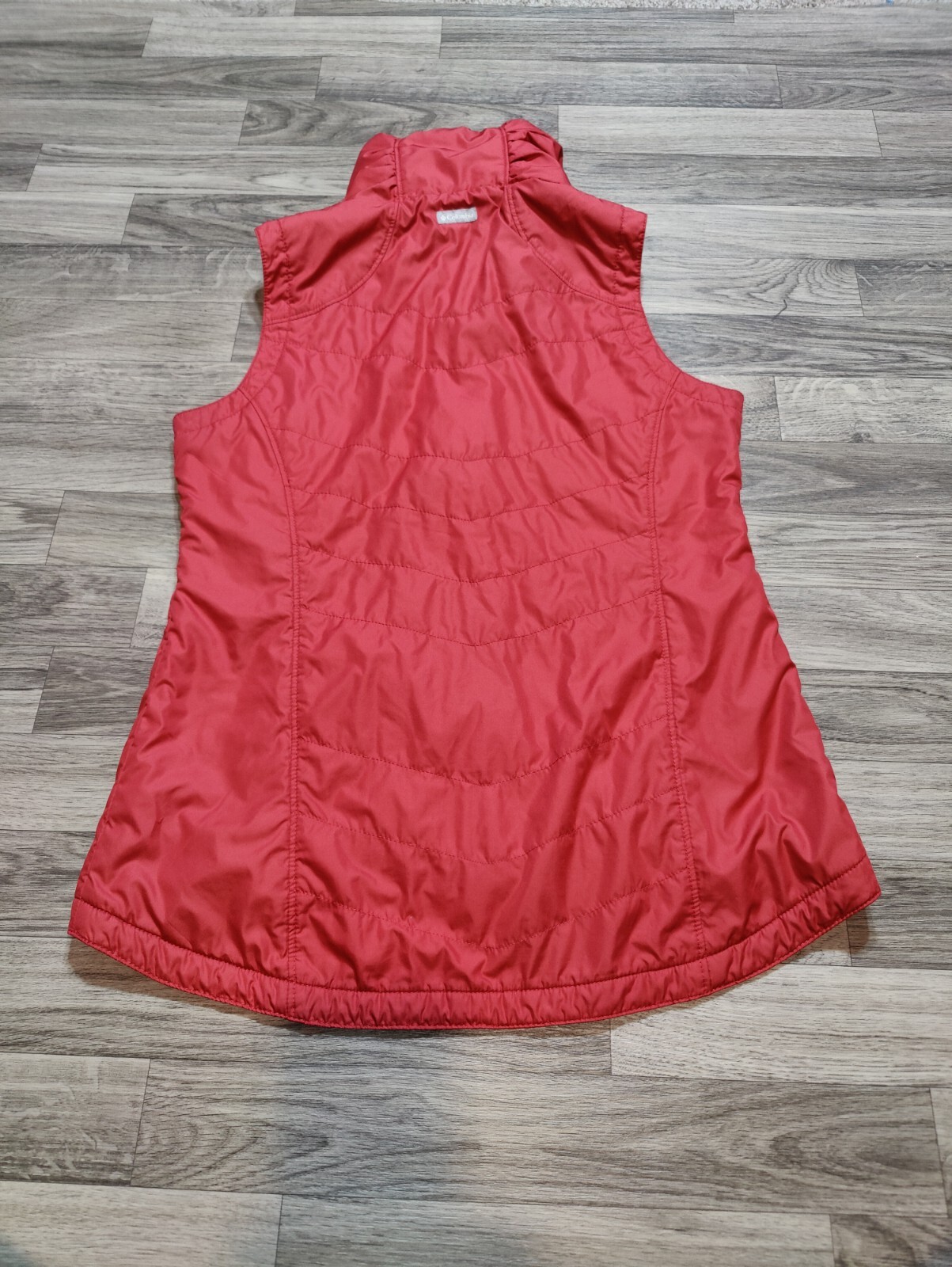 Columbia Ruby Red/Maroon Lined Full Zip Fleece Li… - image 2