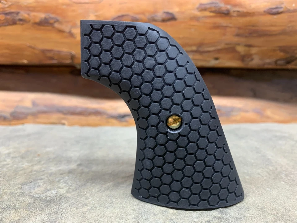 Empuñaduras Uberti Cattleman Taylors & Co 1873 SAA negras manijas de panal polímero Foto 3 de 4