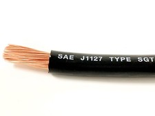 4 Gauge Battery Cable Black Sae J1127 Sgt Automotive Power Wire Sold Per Foot