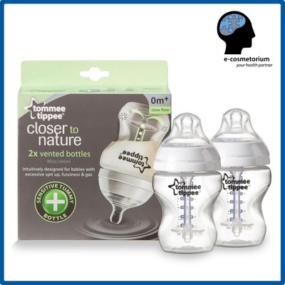 Tommee Tippee Closer to Nature Newborn 260ml (9 oz) 0m+ 2-pack