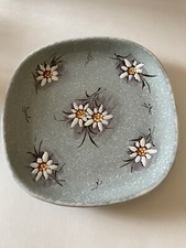 Ed Langbein Original Plate 10  Floral Daises