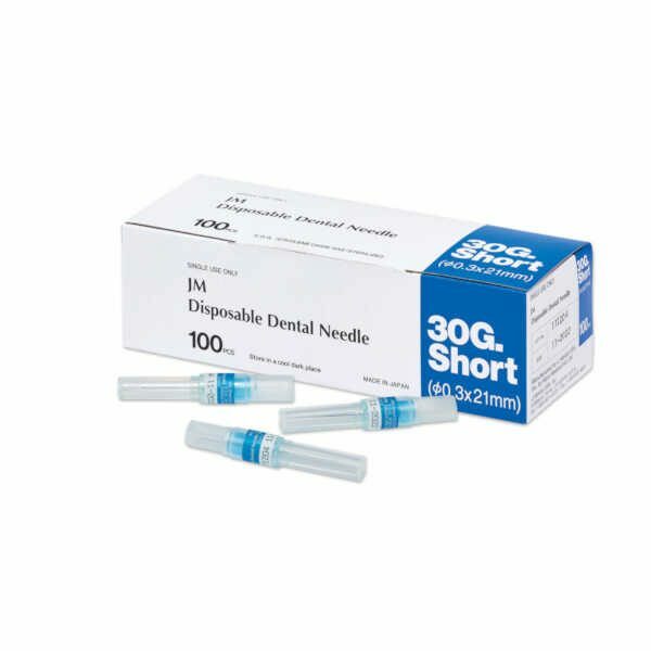 J Morita 2030GS Disposable Dental Needles Plastic Hub 30 Gauge Short