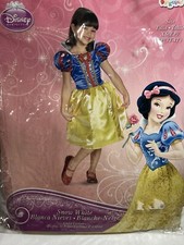 Snow White Sparkle Classic Disney Princess Fancy Dress Child Costume XS 3T-4T