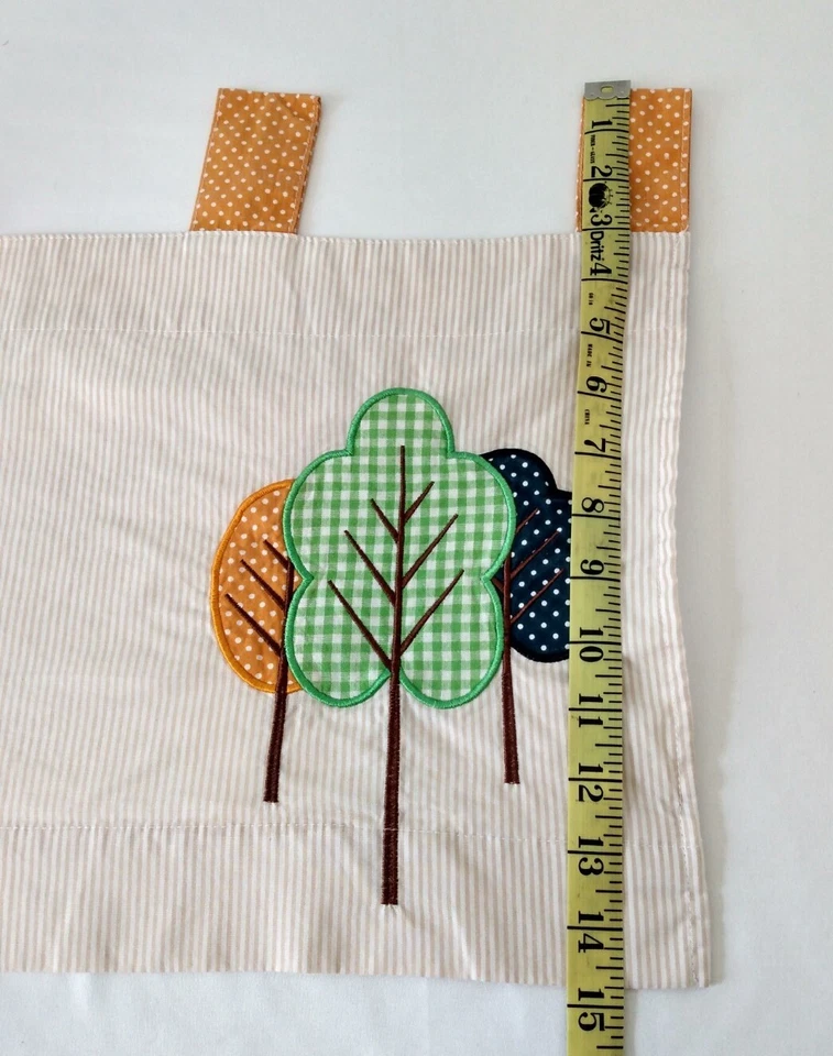 Trend Lab Cenefas Árbol de Otoño Pestaña Top DOS 15 x 55 Pulgadas Otoño Cocina Decoración Forradas Foto 4 de 4