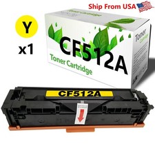 1-Pack CF512A Yellow Toner Cartridge Fit For MFP M154 M154a M180n Printer