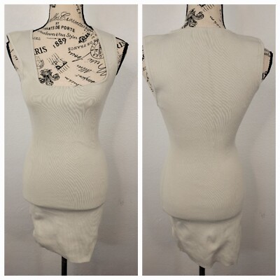 Babaton Aritzia Mini Bodycon Dress Womens XS Sculpt Rib Knit Square Neck Tan | eBay Babaton Aritzia Mini Bodycon Dress Womens XS Sculpt Rib Knit Square Neck Tan | eBay