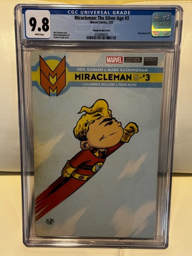 Miracleman: The Silver Age #3 Young Variant Cover CGC 9.8
