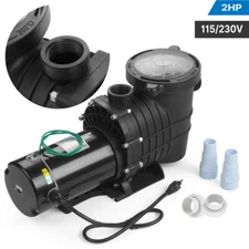 2HP For Hayward Swimming Pool Pump Motor InGround w/ Strainer Filter 110-240V