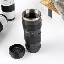 Camera Lens Coffee Mug Stainless Steel Thermos Cup Photographer Gifts Travel Mug