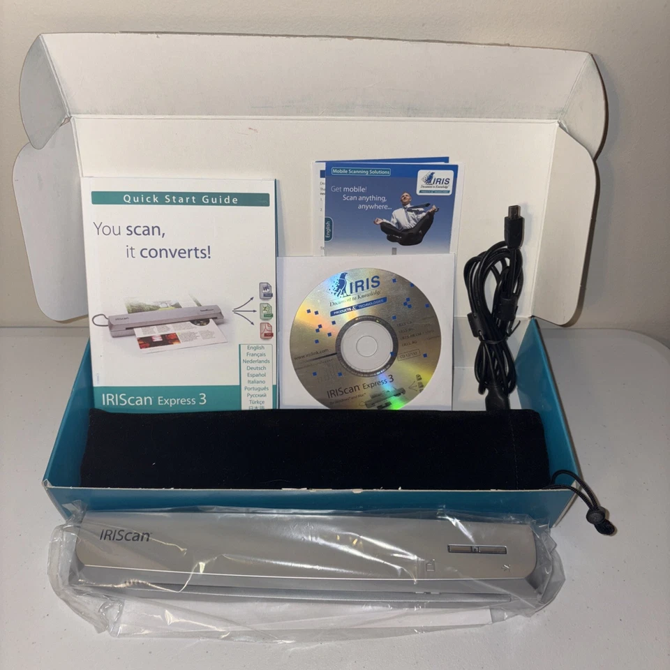 IRIScan Express 3 Portable Document Scanner & OCR Software - Image 4 of 4