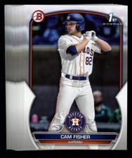 2023 Bowman Draft Cam Fisher 1st Bowman Paper Lot Of 25