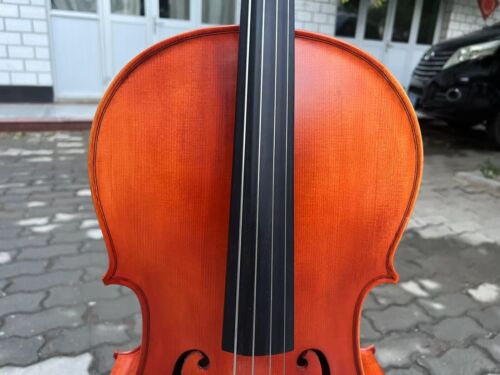 Strad style SONG Maestro 25 1/2" cello ,flames maple, powerful sound #15711 - Picture 13 of 14