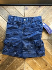 Nwt Cherokee Boy Khaki Cargo Shorts Size 12M