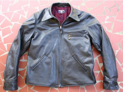 half belt leather jacket