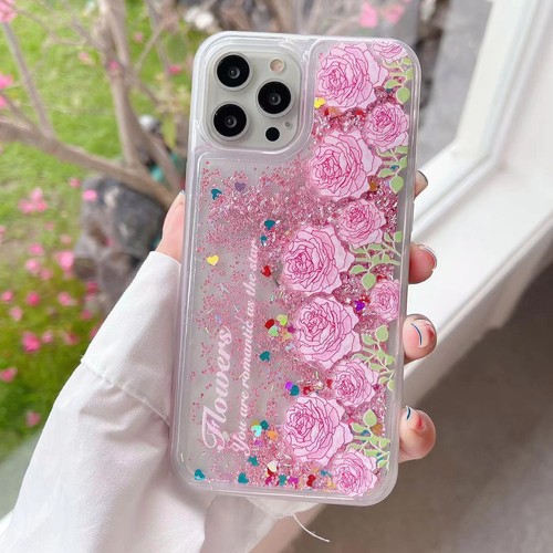 Coque pailletée pour OPPO A96 A74 A54 A92S A9 A5 A8 A72 A55 A53 Quicksand TPU Cover - Photo 3 sur 17