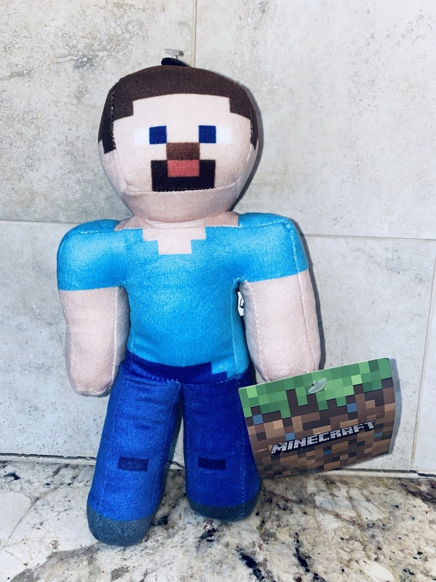 NEW Minecraft Steve Plush Toy Factory Stuffed Doll Explorer Figure