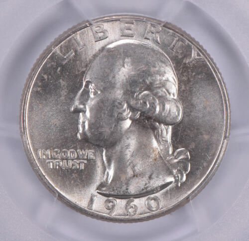 1960-D Washington Quarter MS65 PCGS Blue Label - Picture 3 of 5