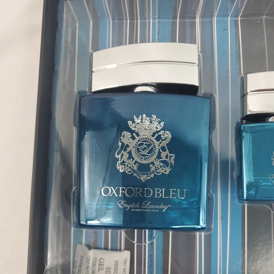Juego de caja de regalo de lavandería inglesa Oxford Bleu Foto 2 de 4