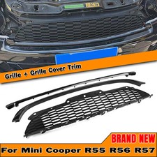 For Mini Cooper S Jcw R55 R56 R57 R58 R59 2007-2015 Front Bumper Grille W Frame For Mini Cooper S Jcw R55 R56 R57 R58 R59 2007-2015 Front Bumper Grille W Frame