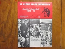 NOEL  OLSON/JEFF  LUNDE  Signed  1978 St. Cloud  State Men's Basketball  Program