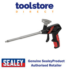 Sealey FG001 Foam Gun for Expanding Foam Cartridges Adjustable Flow Control