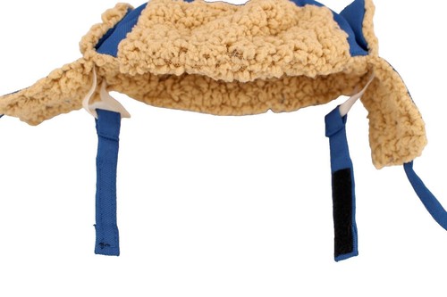 NUEVO SOMBRERO DE TRAMPERO GOOD2GO Perro S/M Lana Brrr-Bloqueador Azul Correa Mentón Pequeña Mediana - Imagen 5 de 11