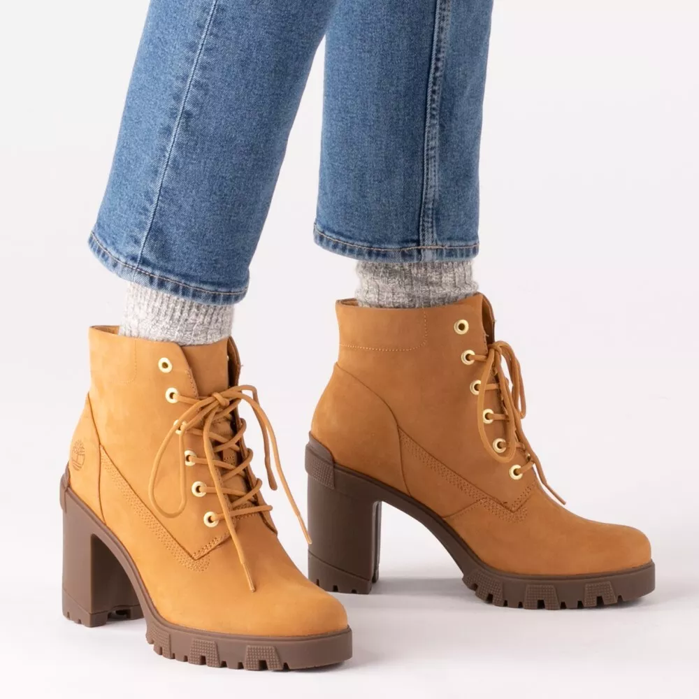 Desaparecer Contaminar reflujo Timberland Lana 6 IN Wheat Ankle Short Boots Bootie Shoes Heels Pump 8 9  9.5 NEW | eBay