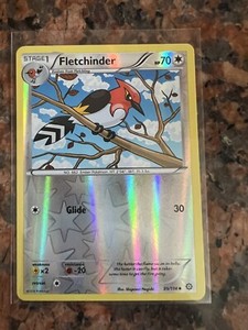 Pokémon TCG Fletchinder Steam Siege 95/114 Reverse Holo Uncommon