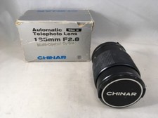 Chinar Automatic Telephoto Lens 135MM F2.8 with Original Box Vintage Lens