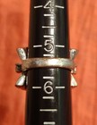 Large Chunky Silver Tone Gunmetal Grey Gray Metallic Black Rhinestonen Ring — photo 4