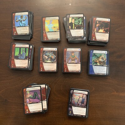 Lot Approximately 470 Card Marvel VS Versus System Upper Deck DC Superheroes Hero