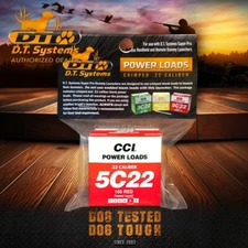 DT Systems .22 Caliber 5C22 Blank Power Loads 100 Red 80-100 Yards 88118
