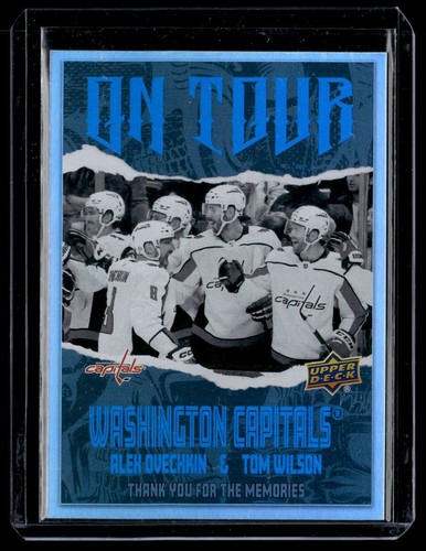 2024-25 Upper Deck Series 2 On Tour #OT-31 Alex Ovechkin/Tom Wilson - Bild 1 von 2