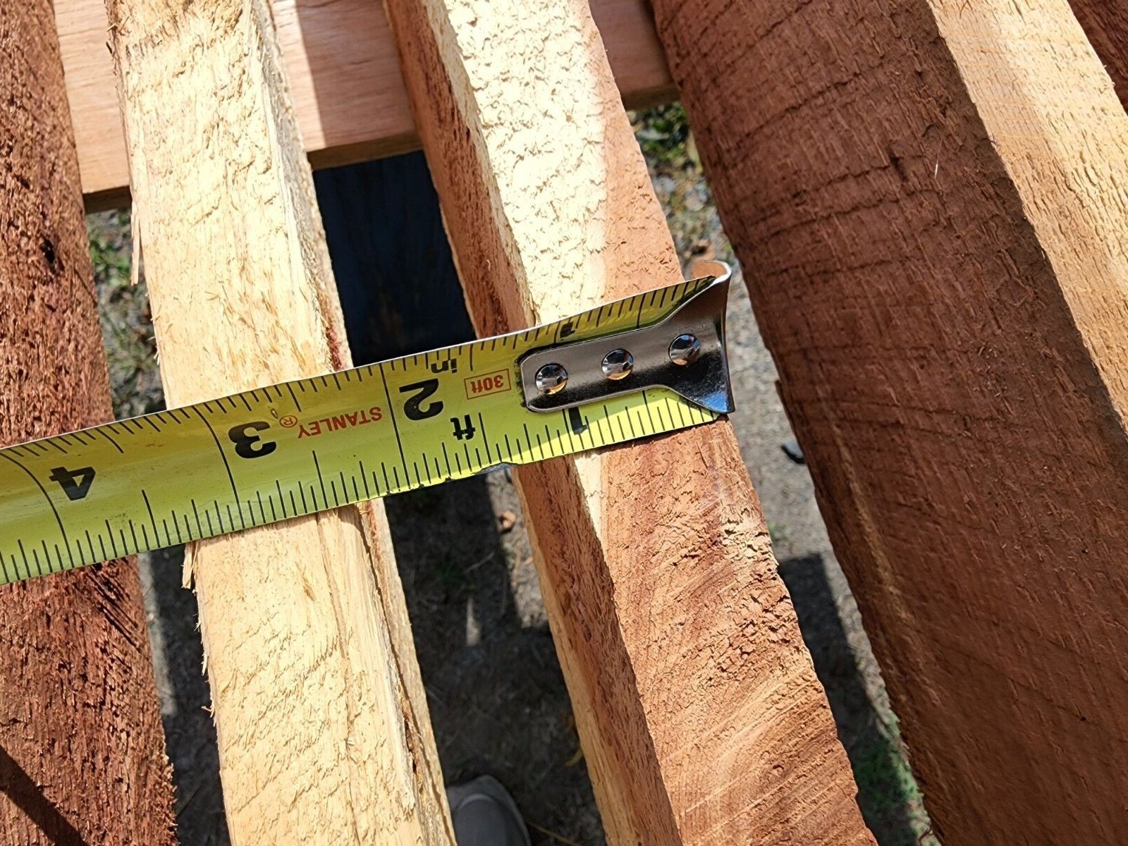 6 Pcs of Aromatic Eastern Red Cedar Rough Cut 1x4 Boards 48"+ long eBay